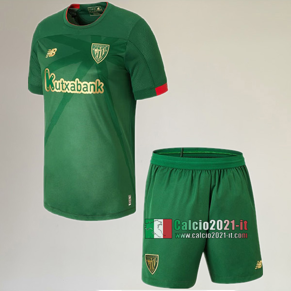 Seconda Maglia Nuova Del Athletic Bilbao Bambini 2019-2020 Personalizzata