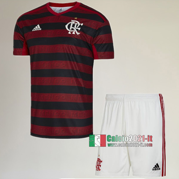 Prima Maglia Nuova Del Flamengo FC Bambini 2019-2020 Personalizzata