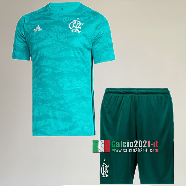 Maglia Portiere Nuova Del Flamengo FC Bambini Azzurra 2019-2020 Personalizzazione