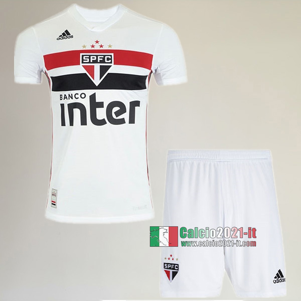 Prima Maglia Nuove Del Sao Paulo FC Bambini 2019-2020 Personalizzate