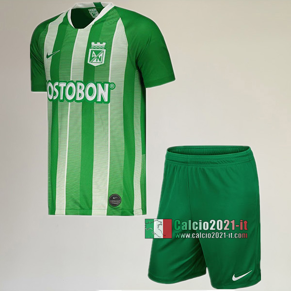 Prima Maglia Nuove Del Atletico Nacional Bambini 2019-2020 Personalizzate