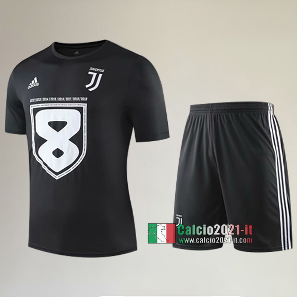 Maglia Nuova Del Juventus Turin Bambini Nera 2019-2020 Personalizzazione