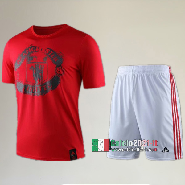 Maglia Nuove Del Manchester United Bambini Rossa 2019-2020 Personalizzate