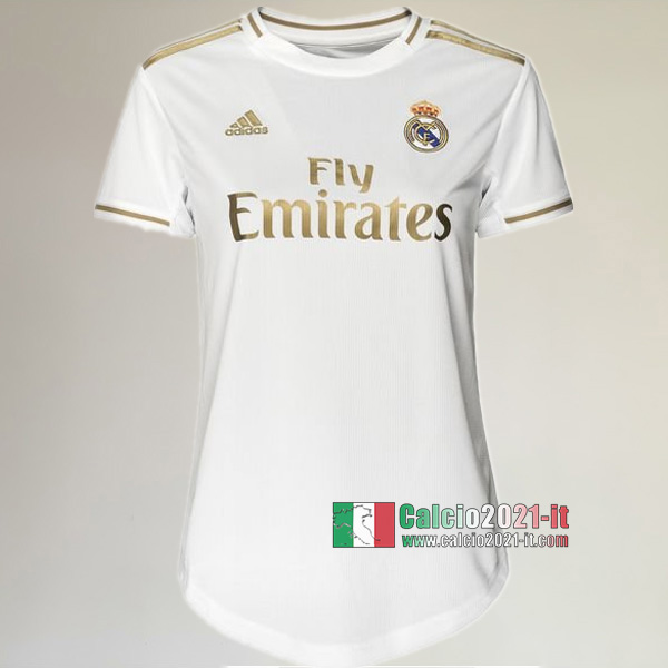 Prima Maglia Calcio Nuova Del Real Madrid Donna 2019-2020 Personalizzazione