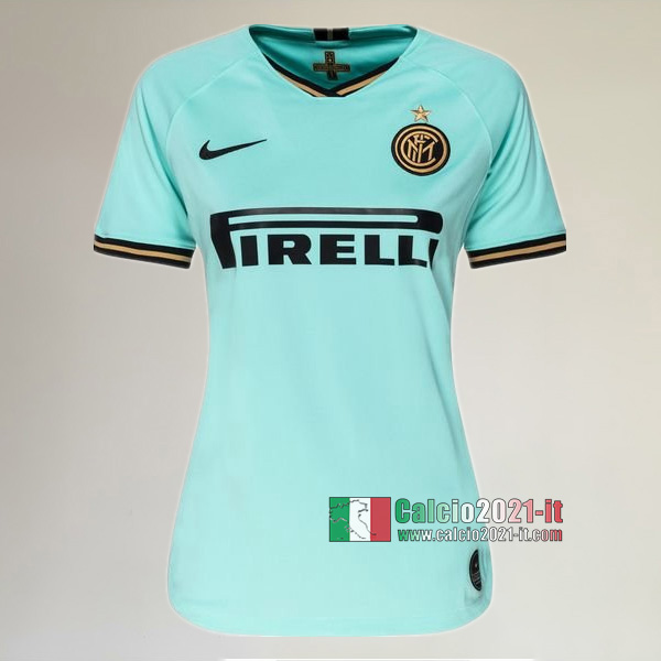 Seconda Maglia Calcio Nuova Del Inter Milan Donna 2019-2020 Personalizzata