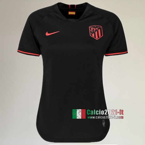 Seconda Maglia Calcio Nuova Del Atletico Madrid Donna 2019-2020 Personalizzazione