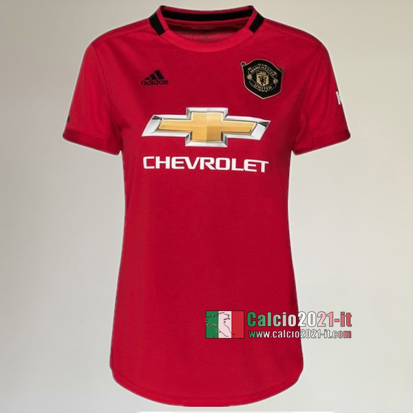 Prima Maglia Calcio Nuova Del Manchester United Donna 2019-2020 Personalizzazione