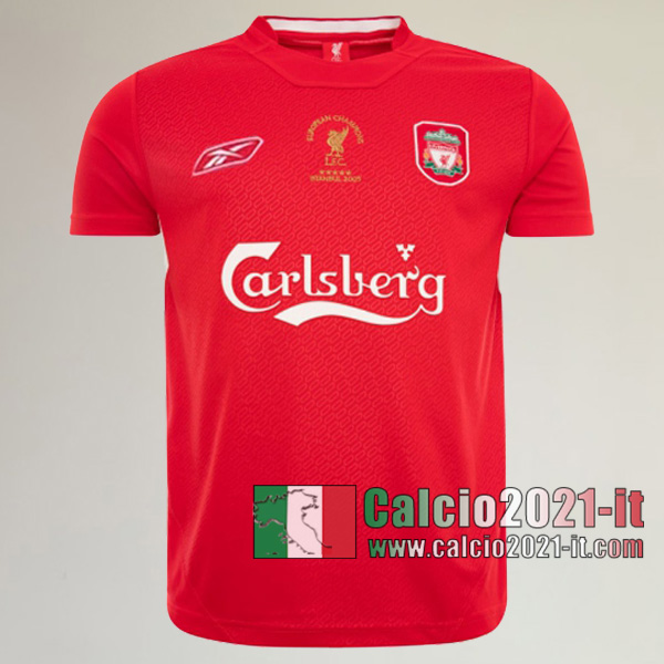 Calcio2021-It:Crea Prima Retro Maglia Calcio Fc Liverpool Champions 2005