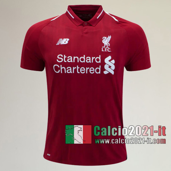 Calcio2021-It:Personalizzazione Prima Retro Maglia Calcio Fc Liverpool 2018 2019