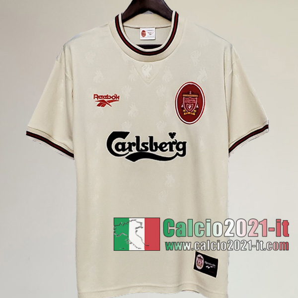 Calcio2021-It:Creare Seconda Retro Maglia Calcio Fc Liverpool 1996 1997