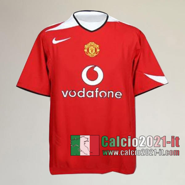 Calcio2021-It:Creare Prima Retro Maglia Calcio Manchester United 2004 2006