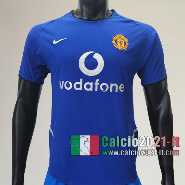 Calcio2021-It:Personalizzare Terza Retro Maglia Calcio Manchester United 2002 2003