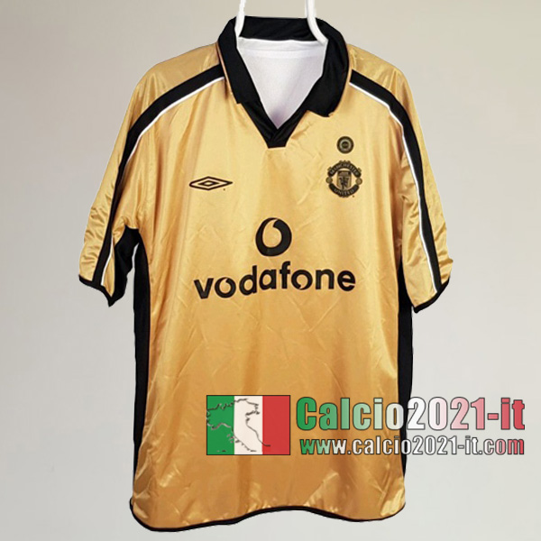 Calcio2021-It:Creare Terza Retro Maglia Calcio Manchester United 2001 2002