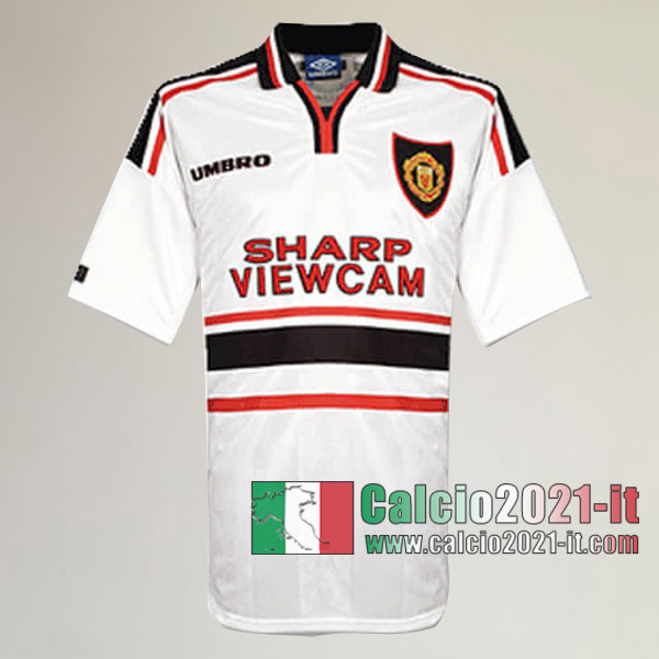 Calcio2021-It:Creare Seconda Retro Maglia Calcio Manchester United 1997 1999