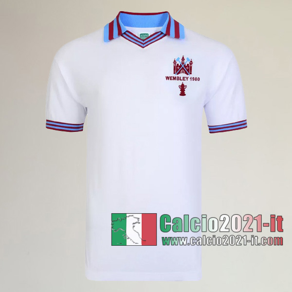 Calcio2021-It:Personalizza Retro Maglia Calcio West Ham United Finale De La Fa Cup 1980