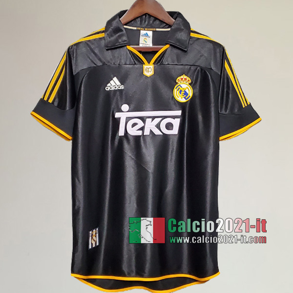 Calcio2021-It:Personalizza Seconda Retro Maglia Calcio Real Madrid 1998 1999