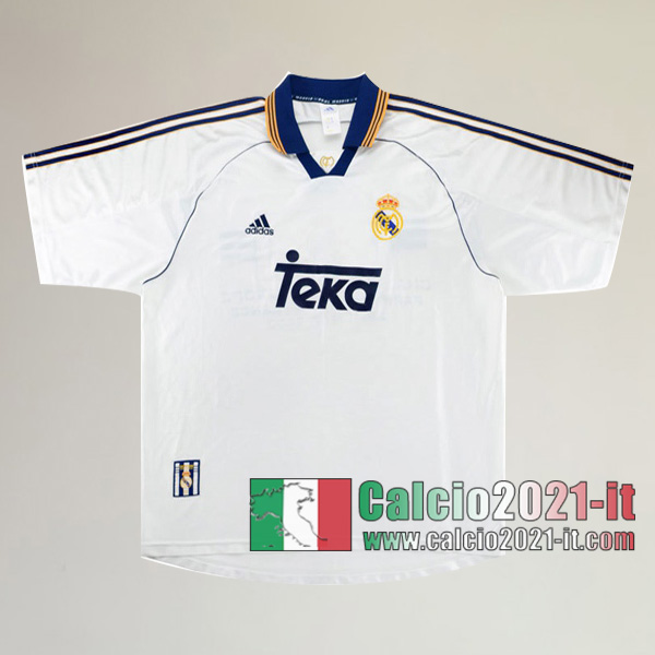 Calcio2021-It:Creare Prima Retro Maglia Calcio Real Madrid 1998 2000