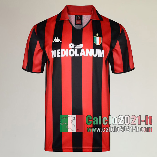 Calcio2021-It:Crea Prima Retro Maglia Calcio Milan Ac 1988 1989