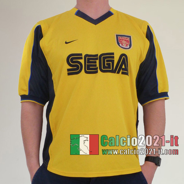 Calcio2021-It:Personalizza Seconda Retro Maglia Calcio Arsenal Fc 1999 2001