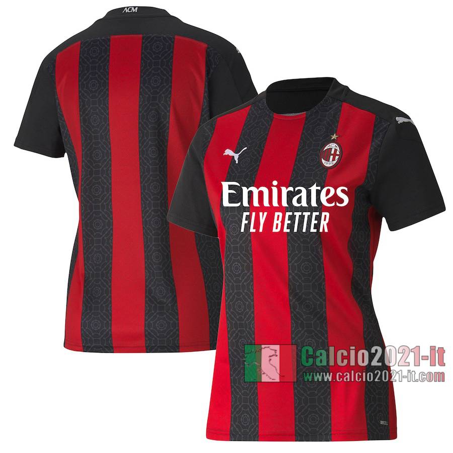 Le Nuove Prima Maglia Calcio AC Milan Donna 2020-2021