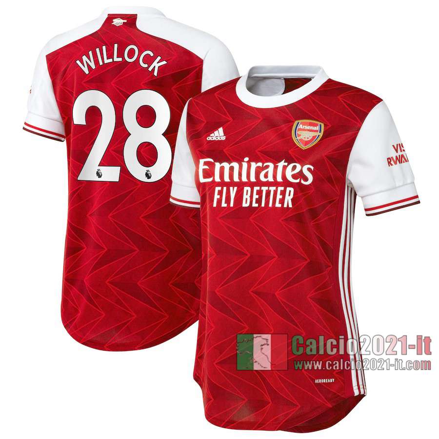 Le Nuove Prima Maglia Calcio Arsenal Donna Willock #28 2020-2021