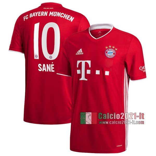 Calcio2021-It: Le Nuove Prima Maglia Calcio Bayern Munchen Leroy Sané #10 2020-2021