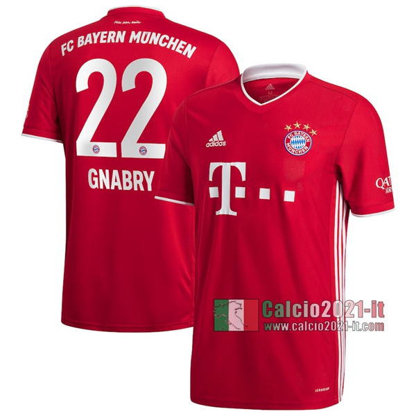 Calcio2021-It: Le Nuove Prima Maglia Calcio Bayern Munchen Serge Gnabry #22 2020-2021