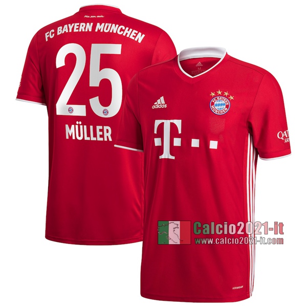 Calcio2021-It: La Nuova Prima Maglia Calcio Bayern Munchen Thomas Müller #25 2020-2021