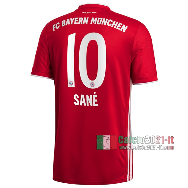 Calcio2021-It: La Nuova Prima Maglia Bayern Munchen Leroy Sané #10 Bambino 2020-2021