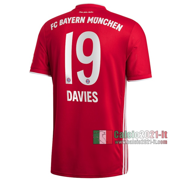 Calcio2021-It: Sito Nuova Prima Maglia Bayern Munchen Alphonso Davies #19 Bambino 2020-2021