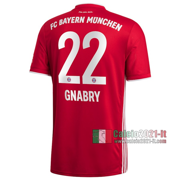 Calcio2021-It: La Nuova Prima Maglia Bayern Munchen Serge Gnabry #22 Bambino 2020-2021