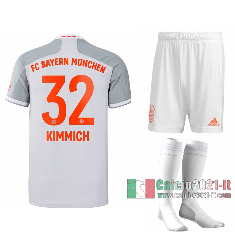 Le Nuove Seconda Maglia Calcio Bayern Monaco Bambino Joshua Kimmich #32 2020-2021