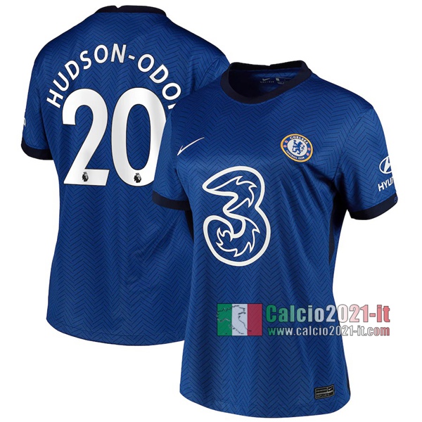 Calcio2021-It: Le Nuove Prima Maglie Calcio Chelsea Fc Callum Hudson-Odoi #20 Donna 2020-2021