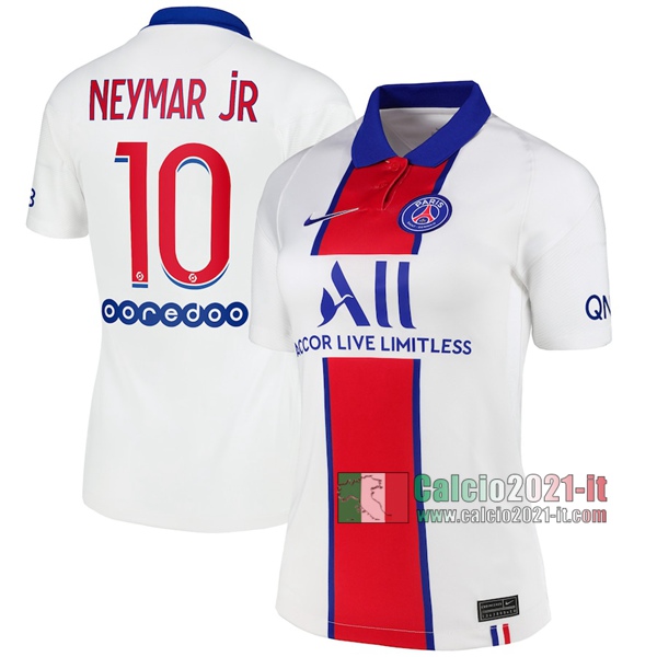 Calcio2021-It: La Nuove Seconda Maglie Calcio Psg Paris Saint Germain Neymar Jr #10 Donna 2020-2021