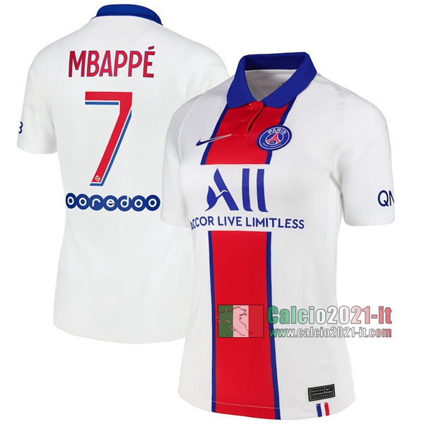 Calcio2021-It: Le Nuove Seconda Maglie Calcio Psg Paris Saint Germain Mbappé #7 Donna 2020-2021