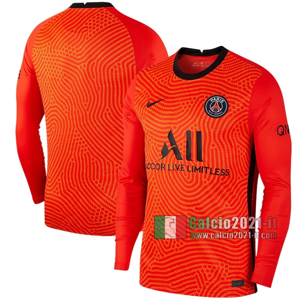 Calcio2021-It: Sito Nuova Maglia Calcio Psg Paris Saint Germain Portiere Manica Lunga 2020-2021 Personalizzata