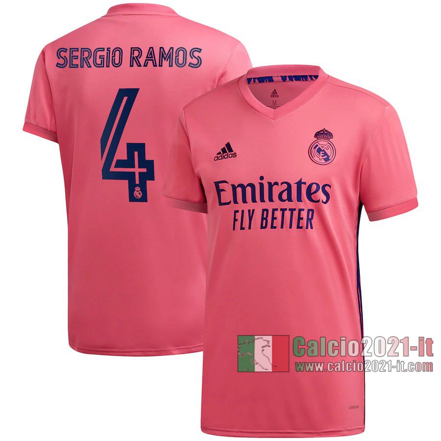 Le Nuove Seconda Maglia Calcio Real Madrid Uomo Sergio Ramos #4 2020-2021