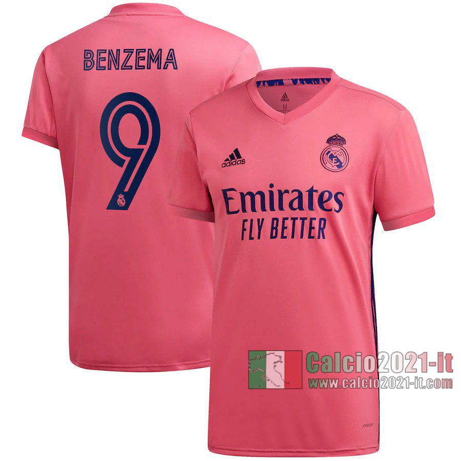 Le Nuove Seconda Maglia Calcio Real Madrid Uomo Karim Benzema #9 2020-2021