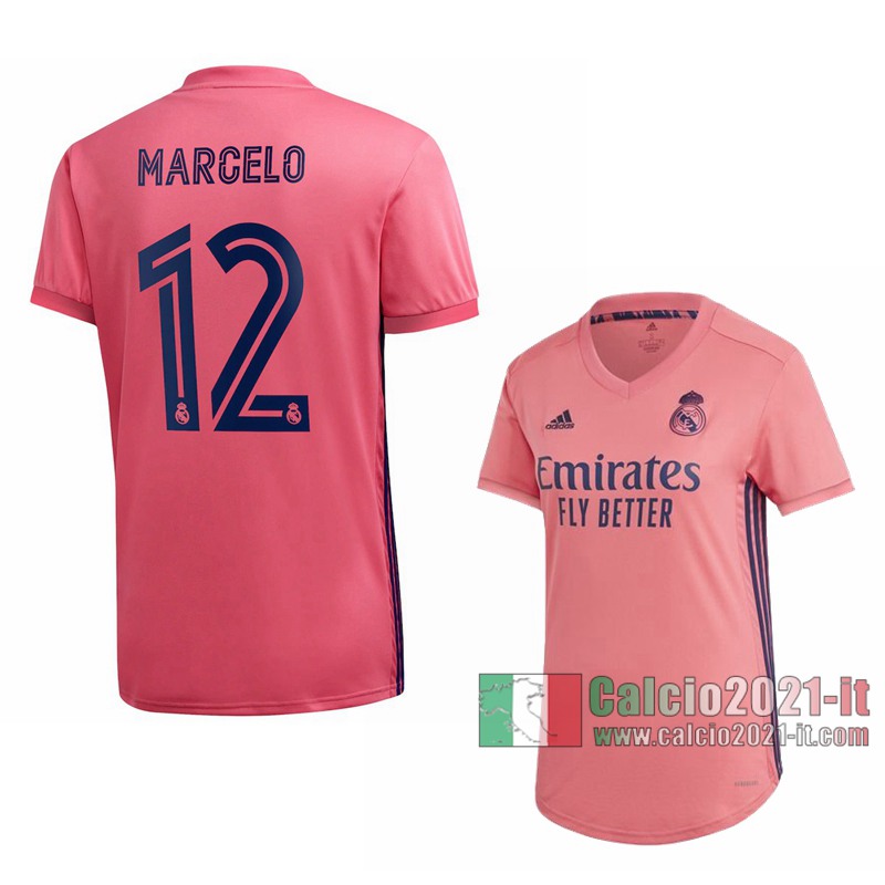 Le Nuove Seconda Maglia Calcio Real Madrid Donna Marcelo Vieira da Silva #12 2020-2021