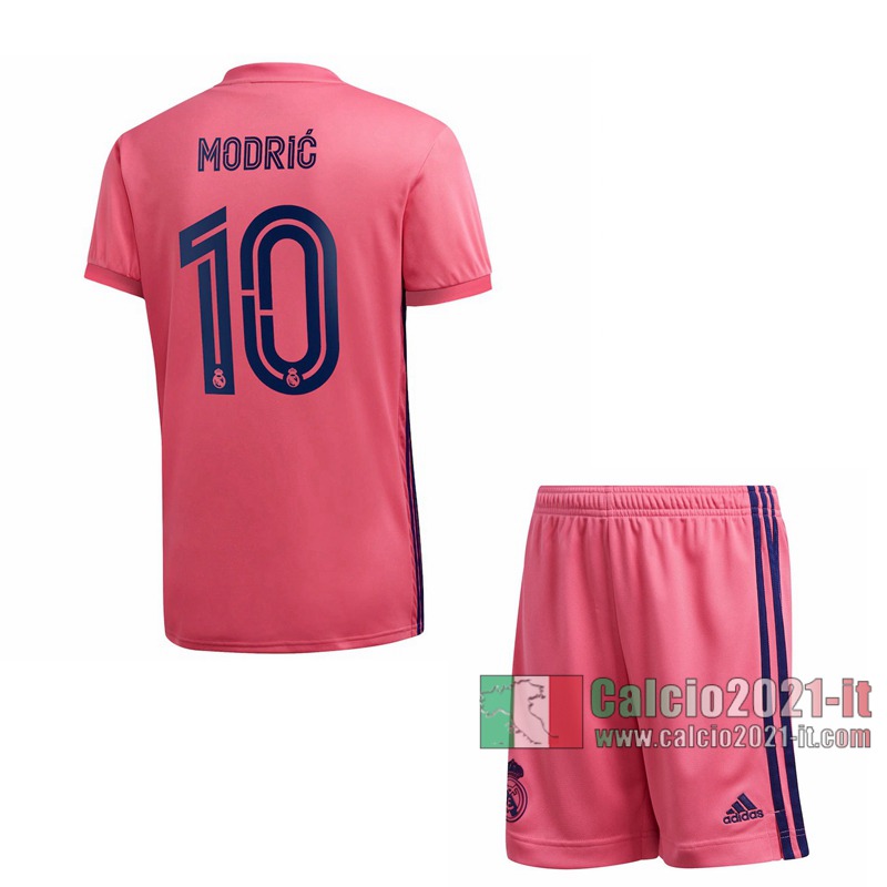 Le Nuove Seconda Maglia Calcio Real Madrid Bambino Luka Modric #10 2020-2021