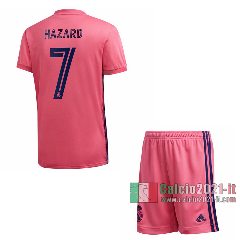 Le Nuove Seconda Maglia Calcio Real Madrid Bambino Eden Hazard #7 2020-2021