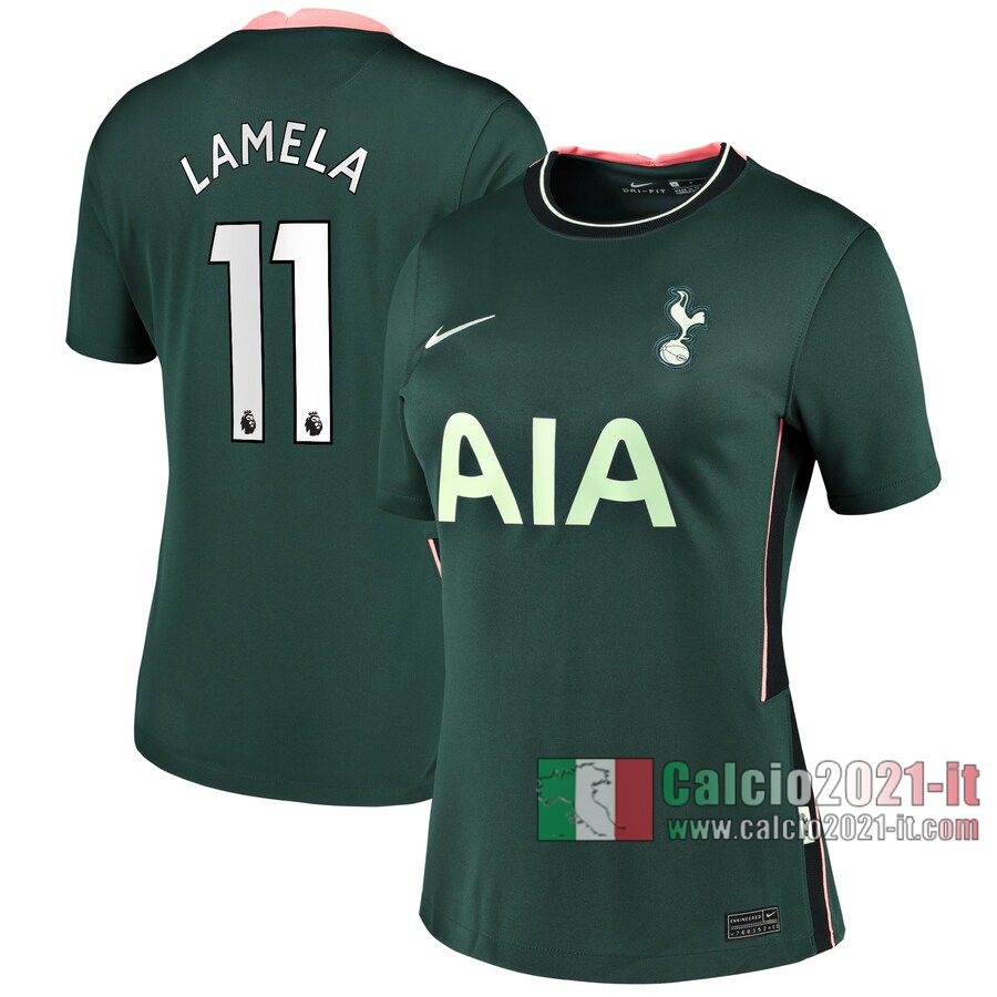 Le Nuove Seconda Maglia Calcio Tottenham Hotspur Donna David Lamela #11 2020-2021