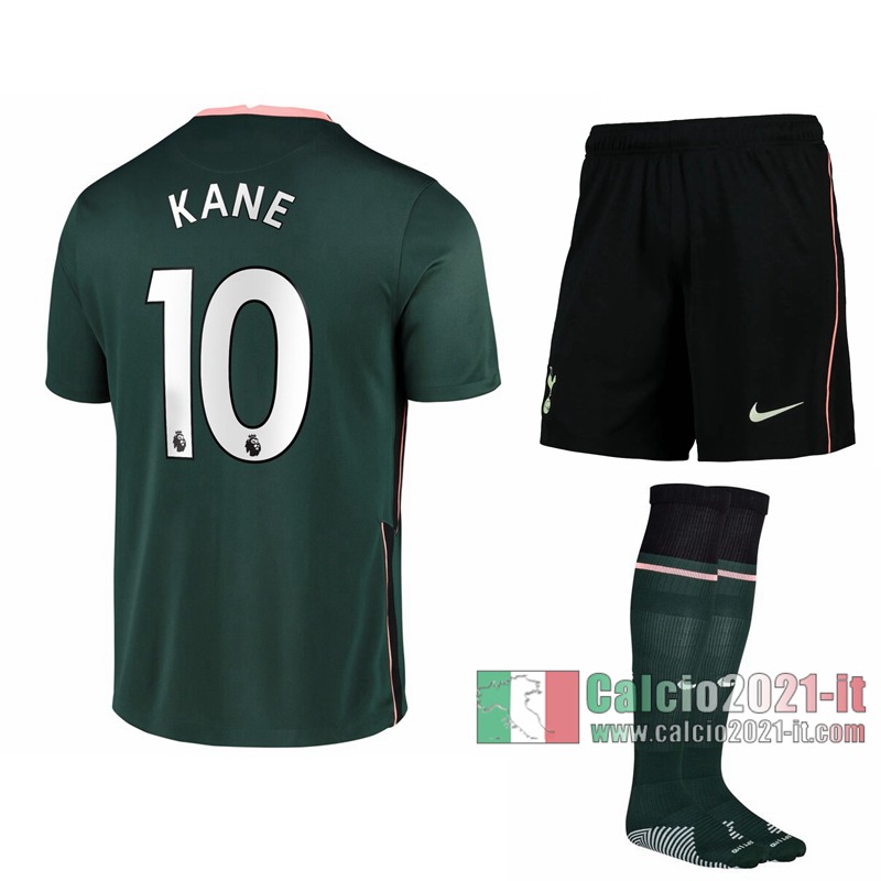 Le Nuove Seconda Maglia Calcio Tottenham Hotspur Bambino David Kane #10 2020-2021