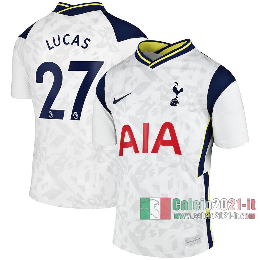 Le Nuove Prima Maglia Calcio Tottenham Hotspur Uomo David Lucas #27 2020-2021