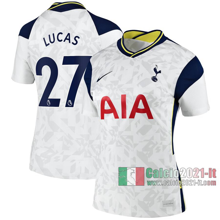 Le Nuove Prima Maglia Calcio Tottenham Hotspur Donna David Lucas #27 2020-2021