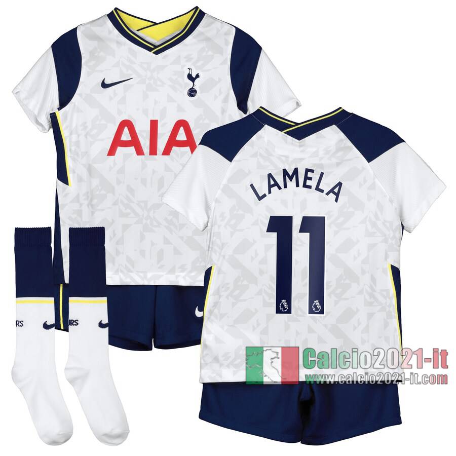 Le Nuove Prima Maglia Calcio Tottenham Hotspur Bambino David Lamela #11 2020-2021