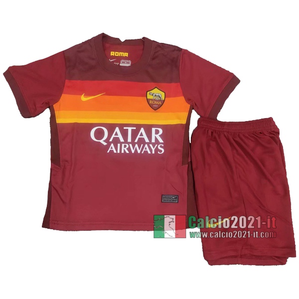 Calcio2021-It: La Nuova Prima Maglia As Roma Bambino 2020-2021 Personalizzata