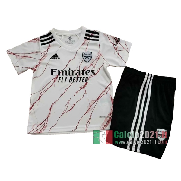 Calcio2021-It: Sito Nuova Seconda Maglia Arsenal Bambino 2020-2021 Personalizzata