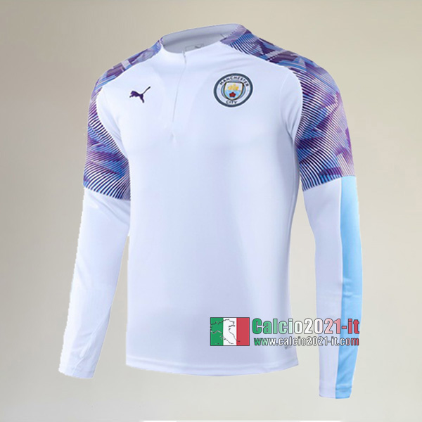 Track Top| La Nuove Manchester City Felpa Sportswear Bianca Porpora Più Belle 2019-2020