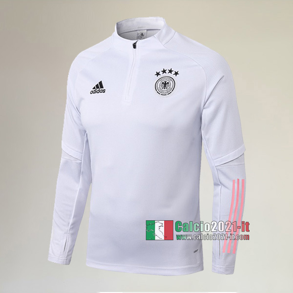 Track Top| La Nuova Germania Felpa Sportswear Bianca Grigia Authentic 2019-2020
